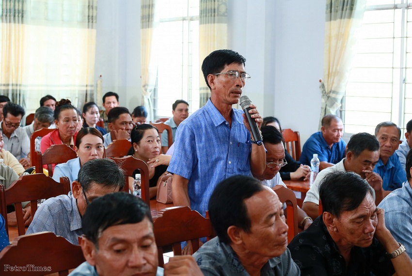 Đồng chí Lê Mạnh Hùng tiếp xúc cử tri xã Nguyễn Phích trước Kỳ họp thứ 8, Quốc hội khóa XV